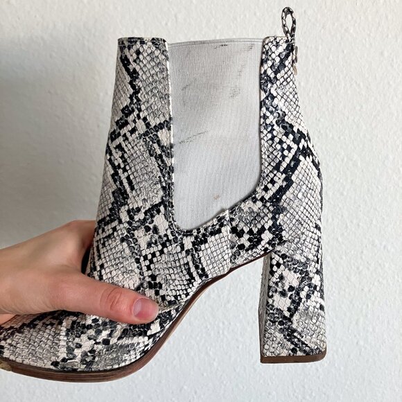 Circus NY by Sam Edelman Polly Square Toe Block Heel Booties - Picture 3 of 5